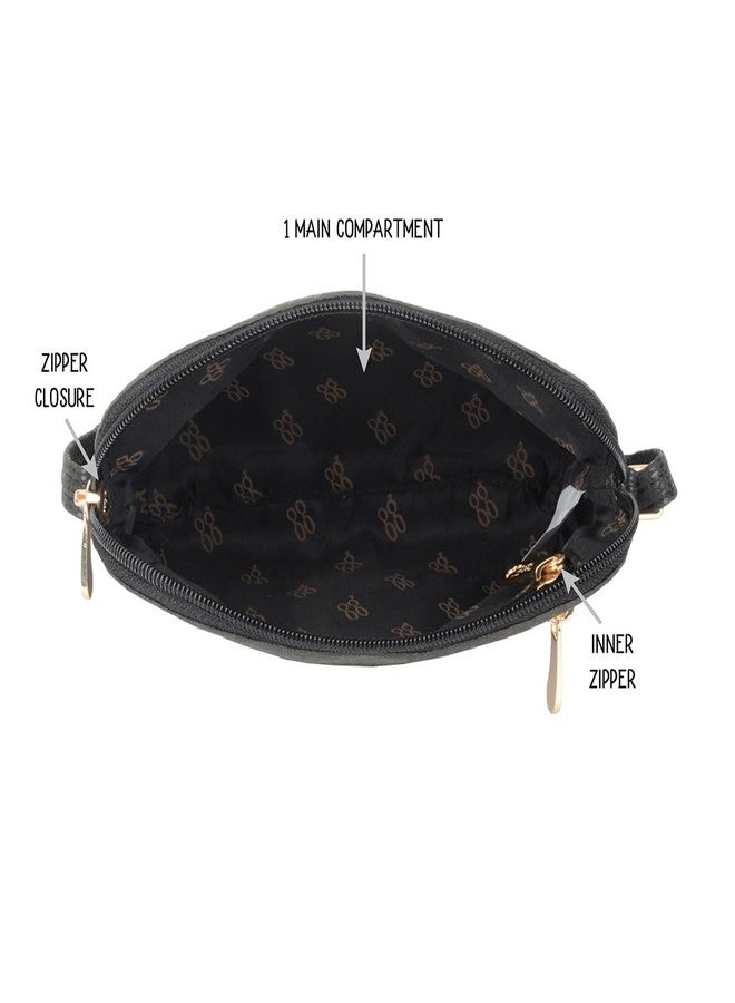 Baggit Women Black Bowling Sling Bag Xxs Size | Ladies Stylish Casual Cross Body Purse Handbag - Image 5